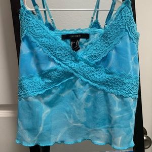 Forever 21 Baby blue cropped tank